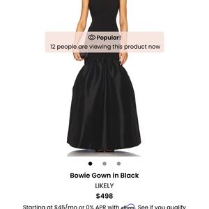 Likely Bowie Gown - Revolve Dress